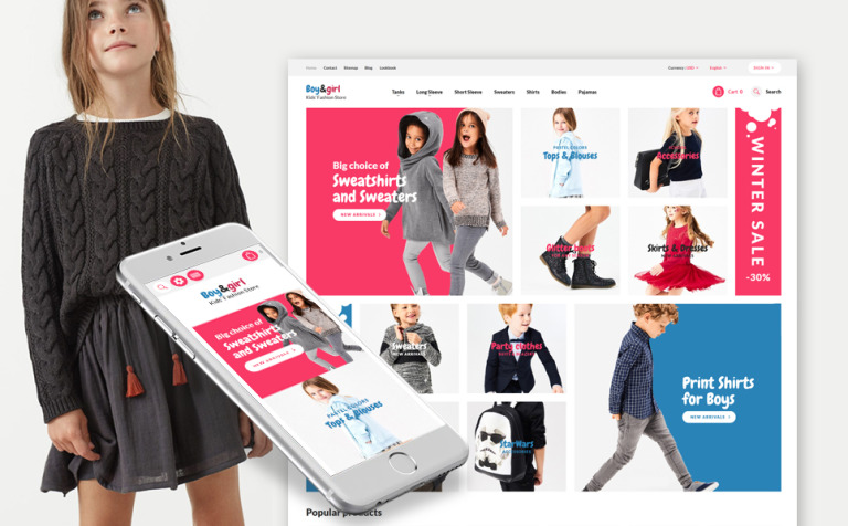 Boy&Girl - Kids Fashion Responsive PrestaShop Theme