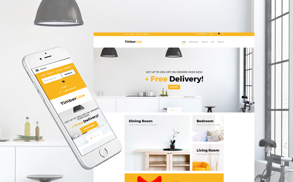 Furniture Responsive VirtueMart Template New Screenshots BIG