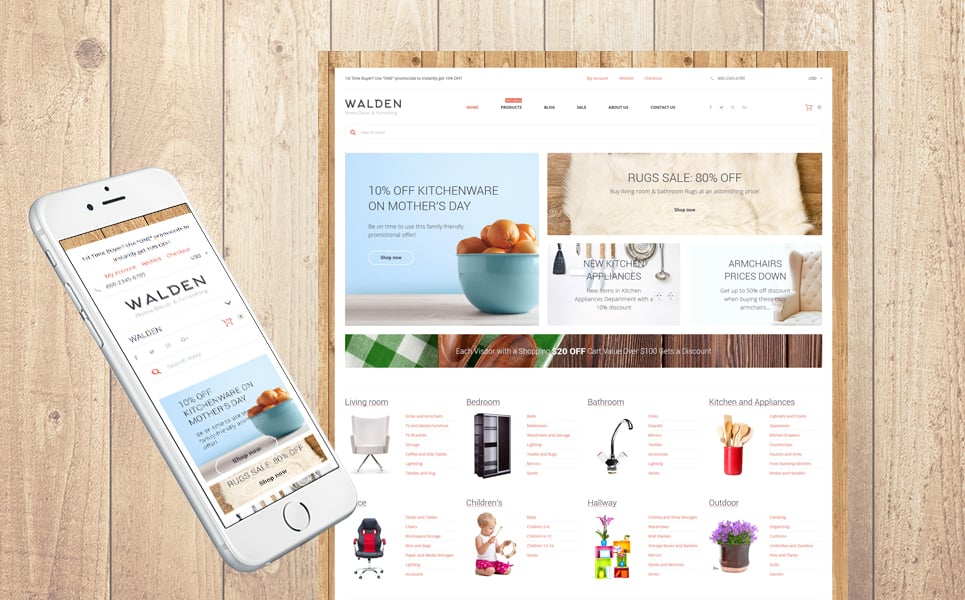 Home Decor & Furnishing Online Supermarket Shopify Theme New Screenshots BIG