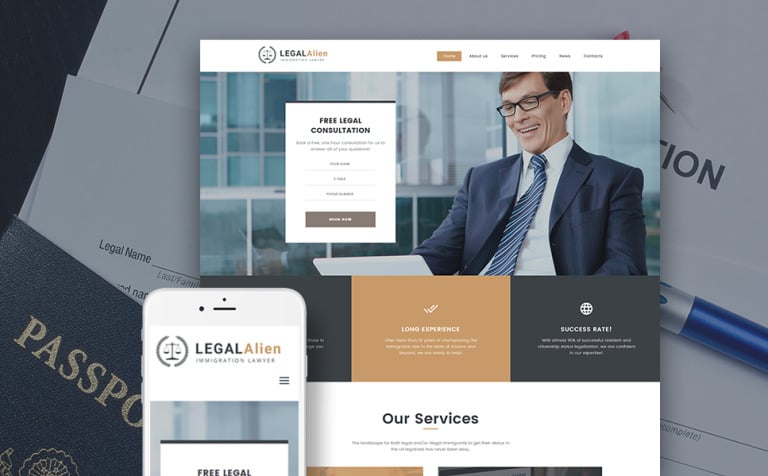 Immigration Lawyer WPML ready WordPress Theme Big Screenshot Immigration Lawyer WordPress Theme New Screenshots BIG