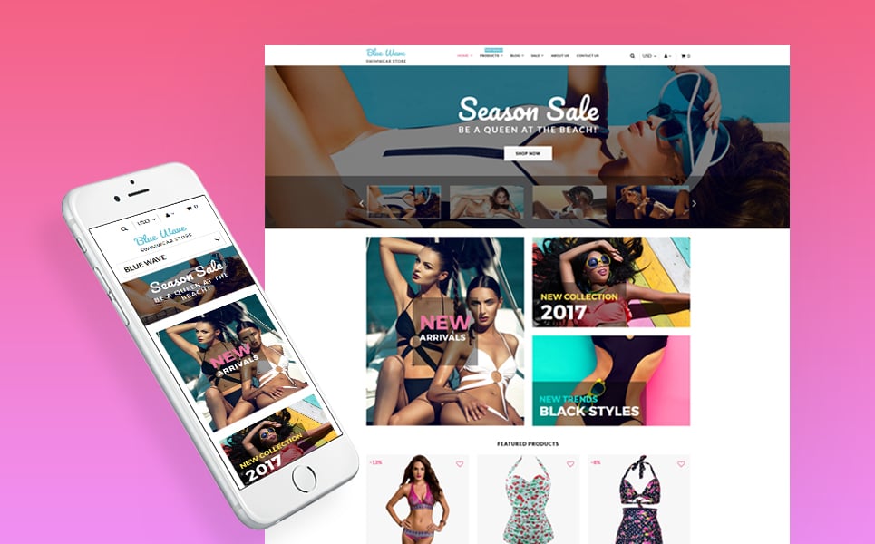 Swimwear Responsive Shopify Theme New Screenshots BIG