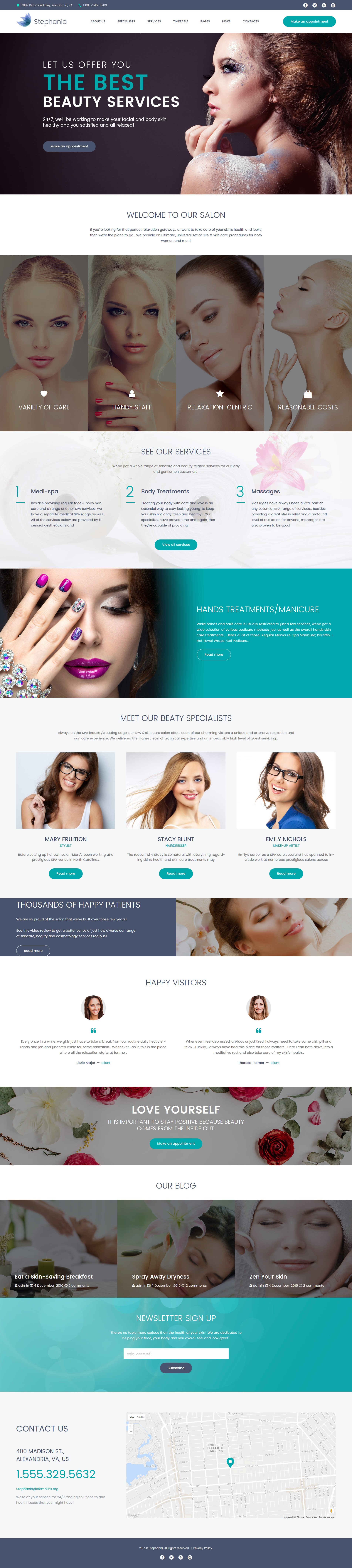 Tema De WordPress "Stephania" #62366 - captura de pantalla