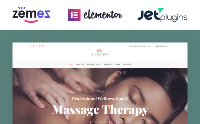 Espero - Massage Salon Responsive WPML ready WordPress Template Big Screenshot Espero - Massage Salon Responsive WordPress Theme New Screenshots BIG