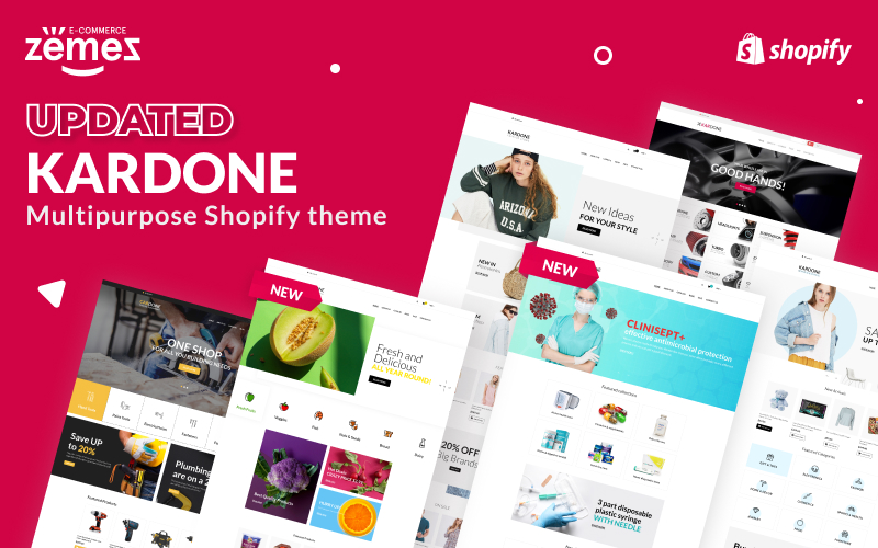 KarDone - Shopify Multipurpose Designs Theme Shopify Theme - screenshot