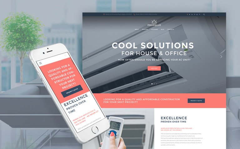 Propello - Air Conditioning Maintenance WPML ready WordPress Template Big Screenshot Propello - Air Conditioning Maintenance WordPress Theme New Screenshots BIG