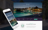 Travel Responsive wordpress template Klein Screenshot Responsive WordPress thema over Hotels