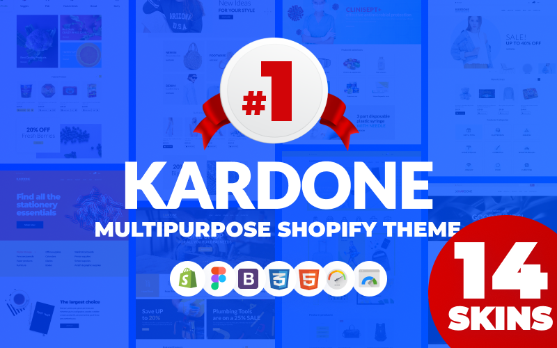 Responzivní Shopify motiv "KarDone - Multipurpose Designs" #62439