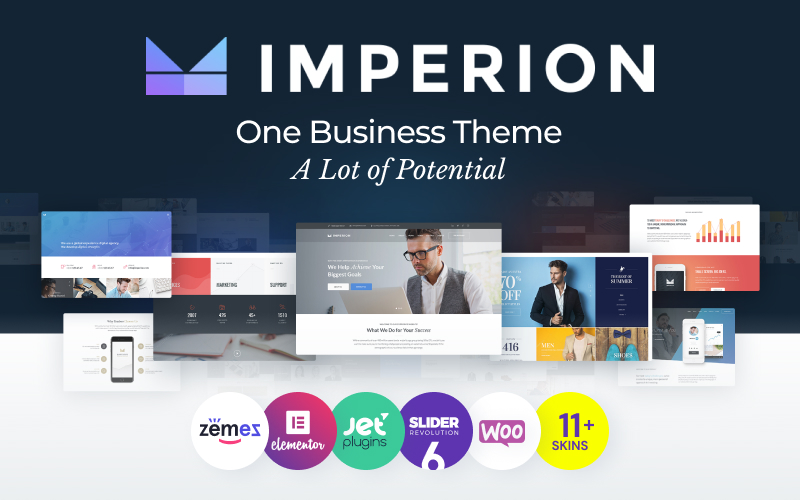 Responsive Imperion - Multipurpose Corporate Wordpress #62626