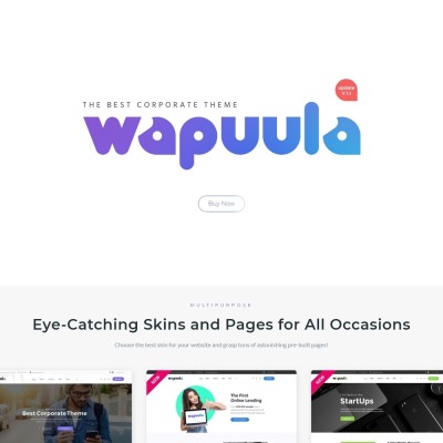 Wapuula - Çok Amaçlı Kurumsal WordPress Teması #62666