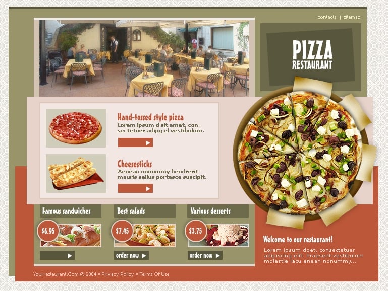 Pizza Flash Template #6302