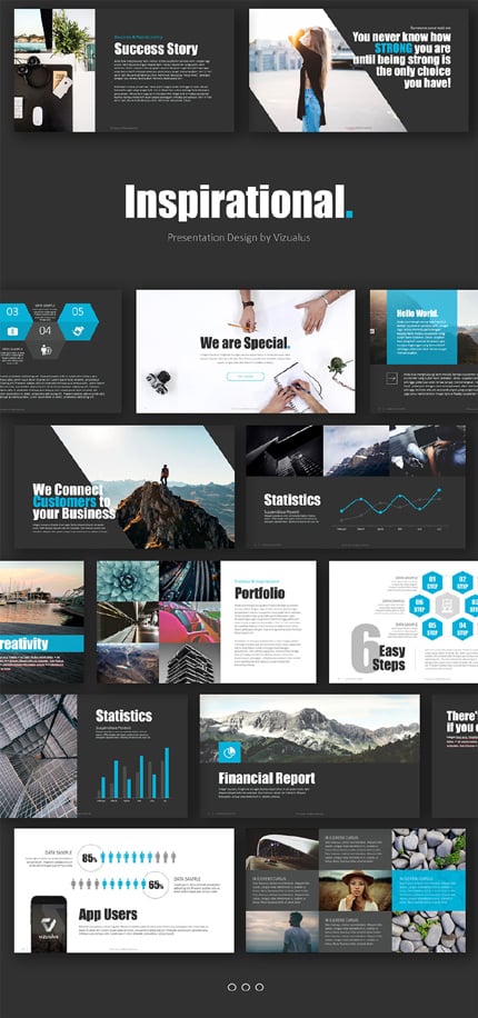 Kit Graphique #63383 Powerpoint Slides Powerpoint Template - MASTER PAGE SCREENSHOT