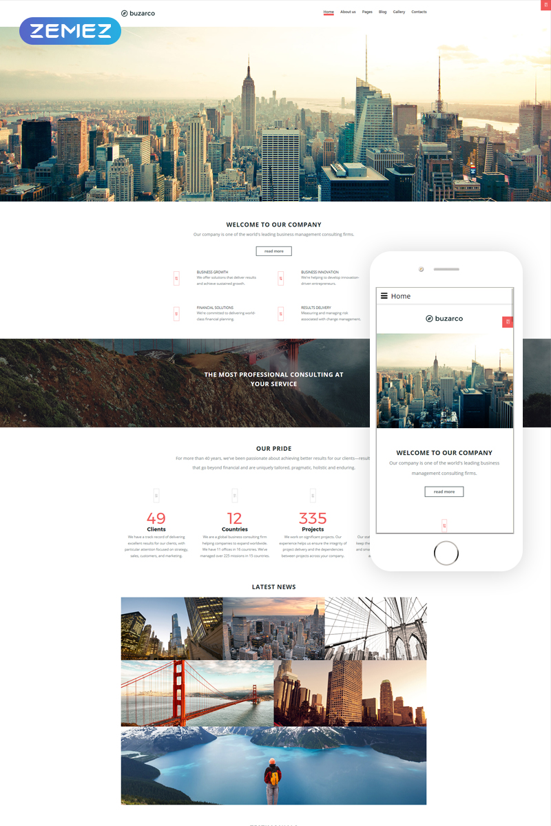 Consulting Responsive Joomla Template New Screenshots BIG