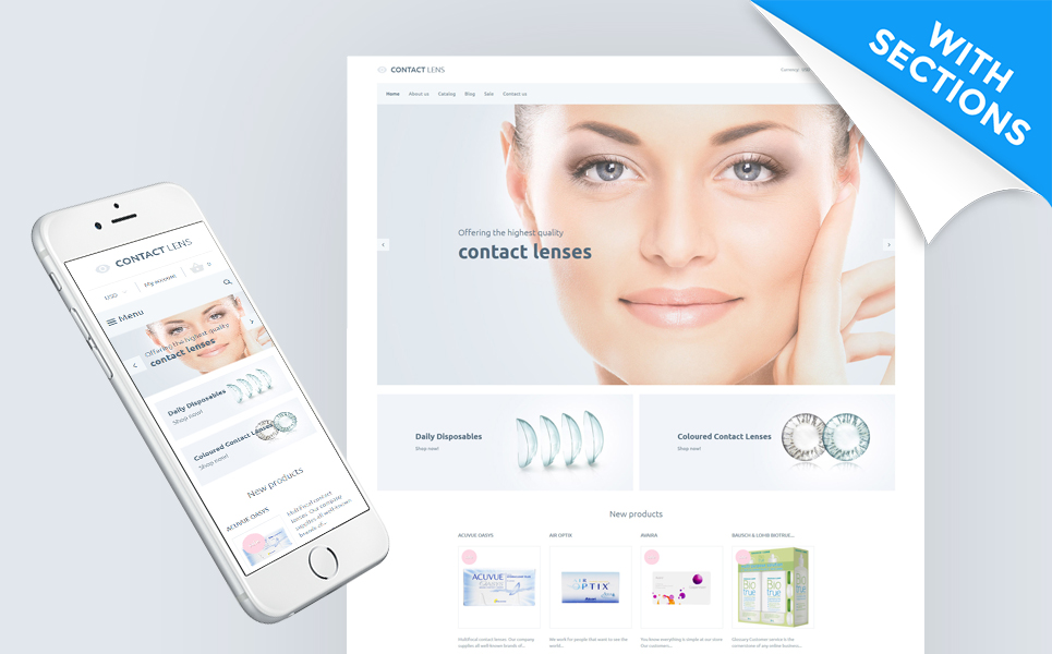 Contact Lens - Lens Store Shopify Theme New Screenshots BIG