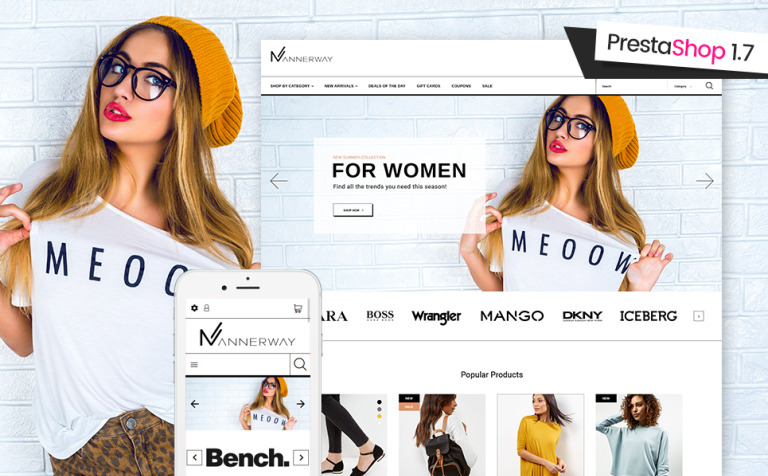 Mannerway - Clothes & Accessories Responsive PrestaShop Theme Big Screenshot Mannerway - Clothes & Accessories PrestaShop Theme New Screenshots BIG