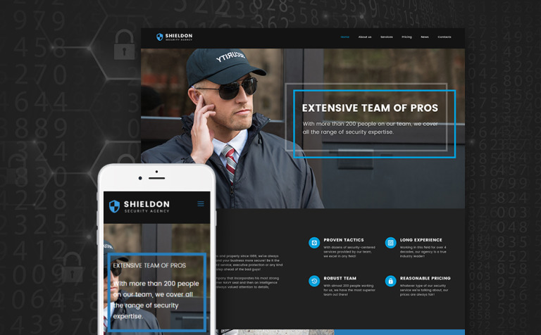 Shieldon - Security Agency Responsive Parallax WordPress Template Big Screenshot Shieldon - Security Agency Responsive WordPress Theme New Screenshots BIG