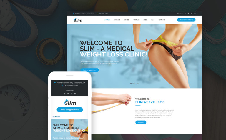 Slim - Weight Loss & Fitness WPML ready WordPress Template Big Screenshot Slim - Weight Loss & Fitness WordPress Theme New Screenshots BIG