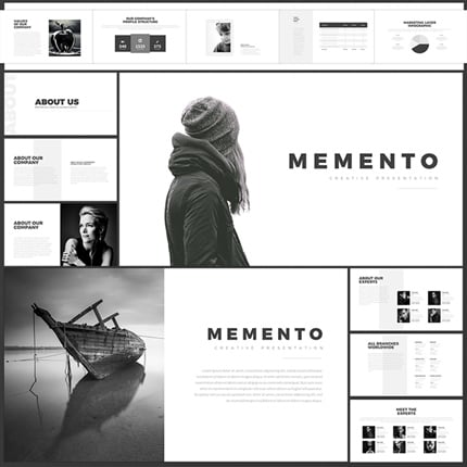 Template #63411 Template Animated Powerpoint Template - MASTER PAGE SCREENSHOT