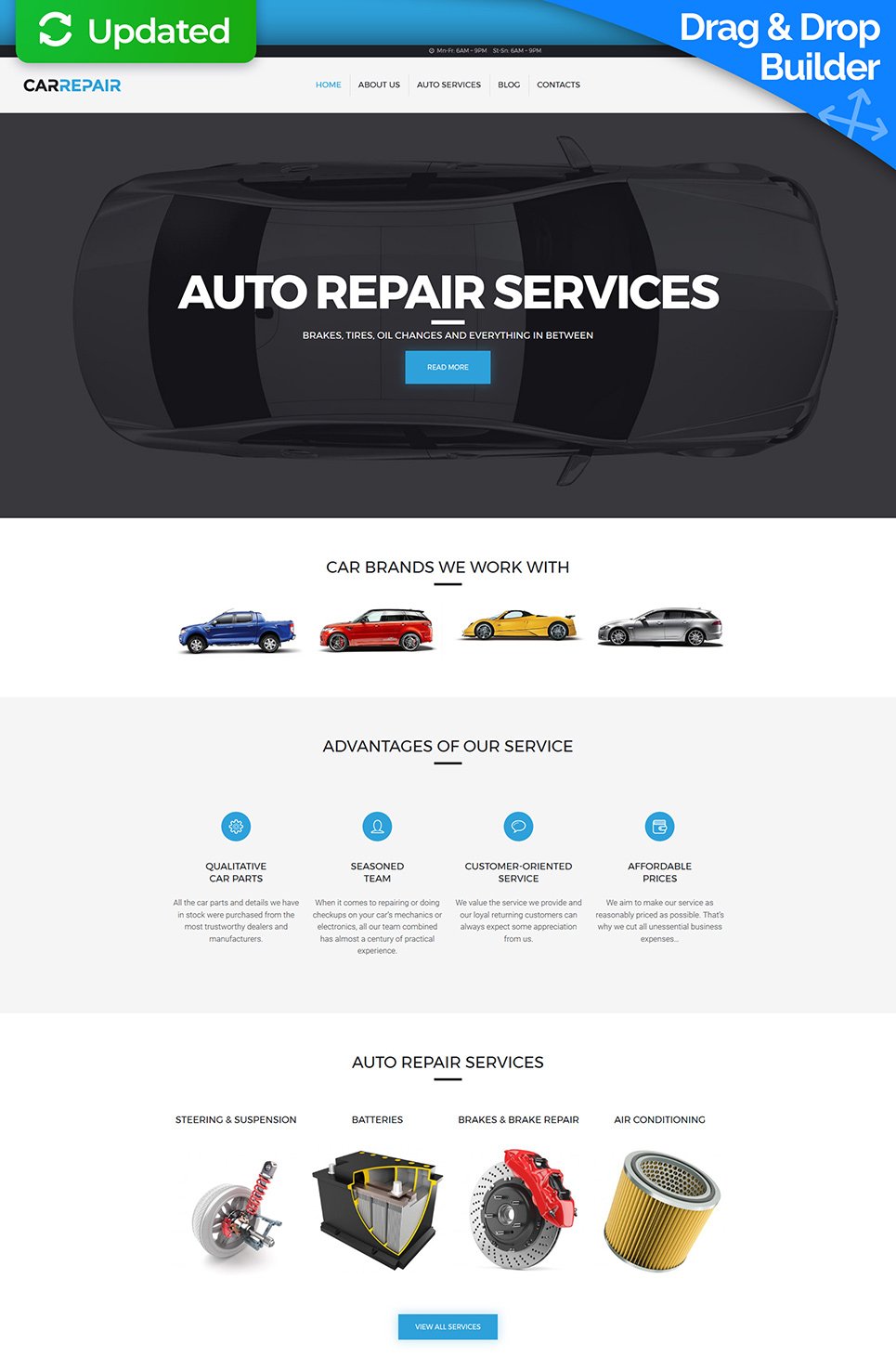 Car Repair Responsive Moto CMS 3 Template New Screenshots BIG