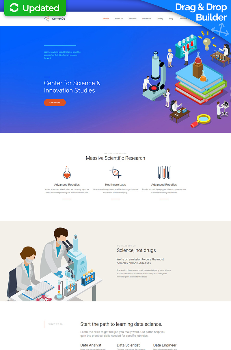Comex Co Moto CMS 3 Template