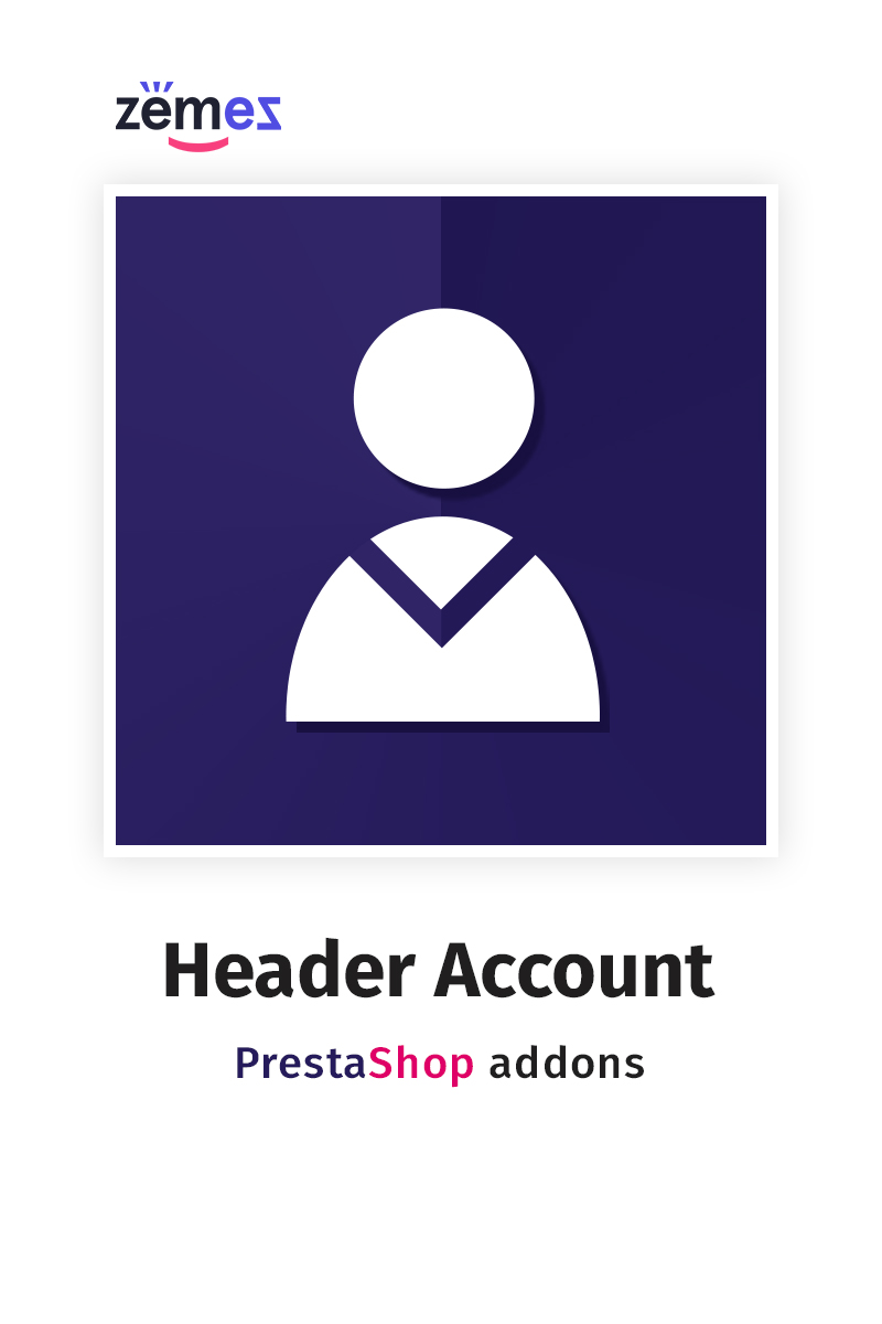 "Header Account" - PrestaShop розширення №63421