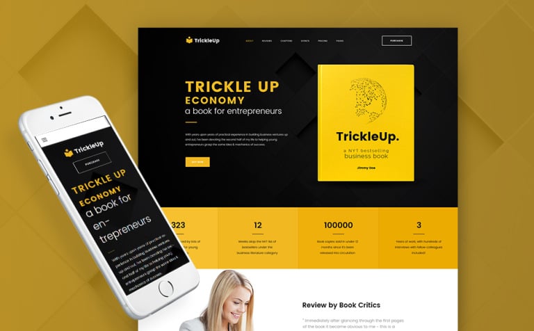 One Page E-book Landing Responsive WordPress Theme Big Screenshot One Page E-book Landing WordPress Theme New Screenshots BIG