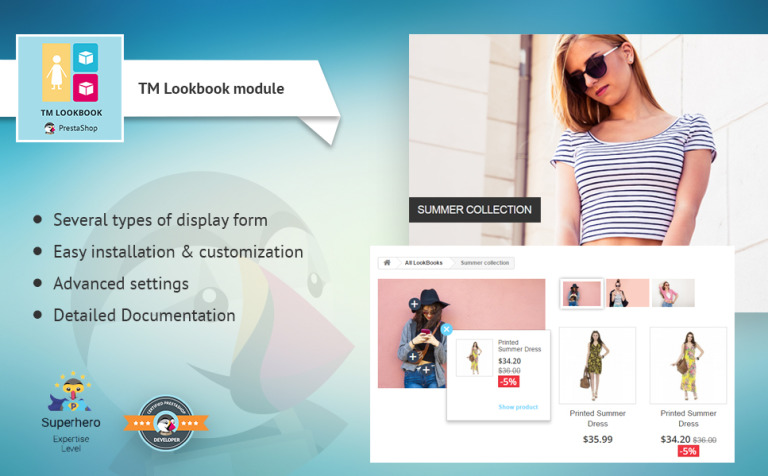 TM Lookbook PrestaShop Module Theme Big Screenshot TM Lookbook PrestaShop Module New Screenshots BIG