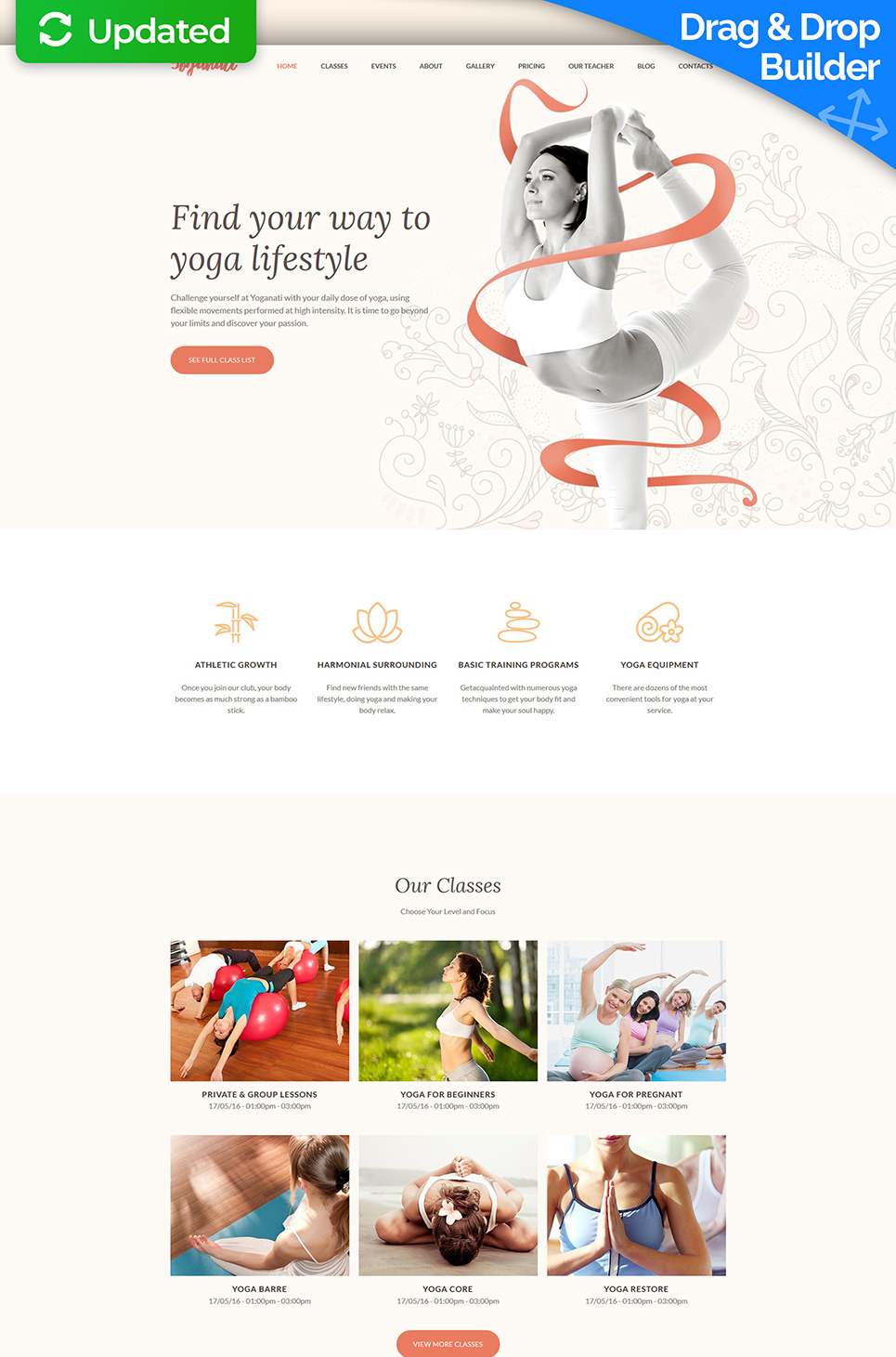 Yoganati - Premium Moto CMS 3 Template New Screenshots BIG
