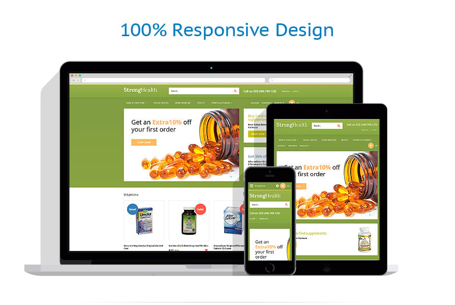 responsive site designer cart