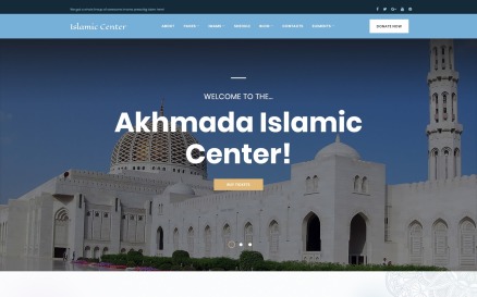 Akhmada - Islamic Center WordPress Theme