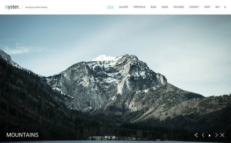 Oyster - Fullscreen Photo and Video Bootstrap Website Template Big Screenshot Oyster - Fullscreen Photo and Video Website Template New Screenshots BIG