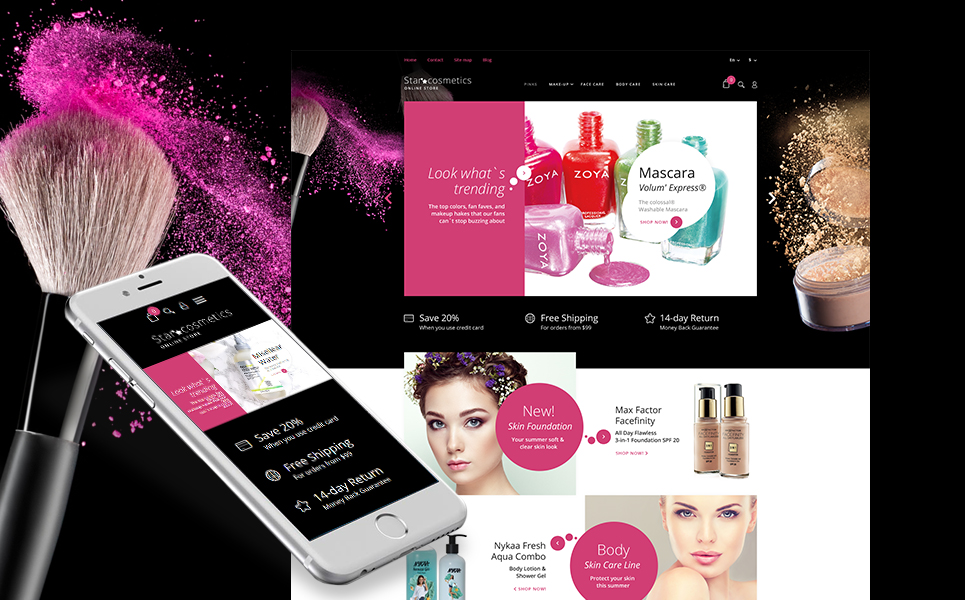 Star Cosmetics - Beauty Items Responsive PrestaShop Theme New Screenshots BIG