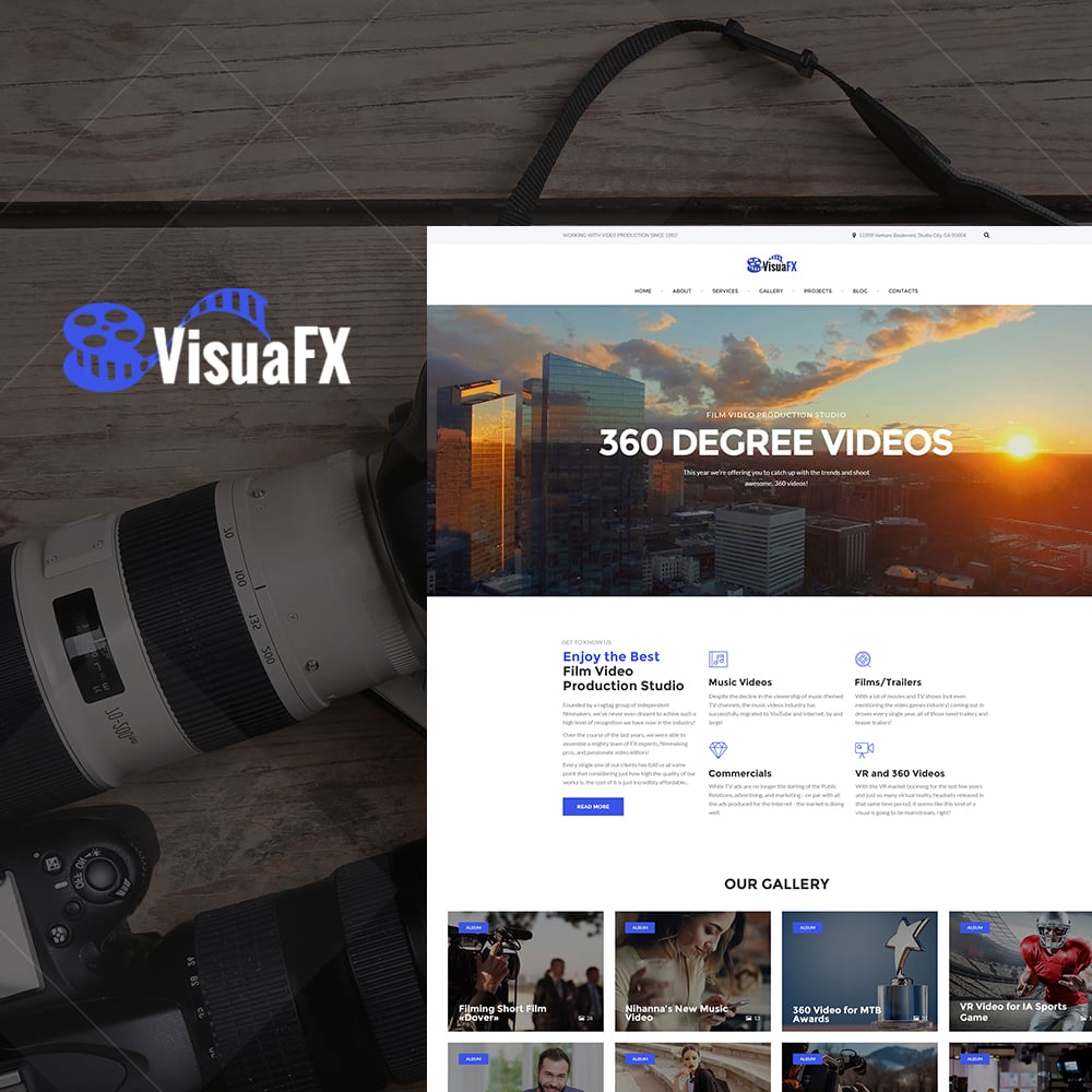 Tema De WordPress Responsive para Sitio de Música #63581