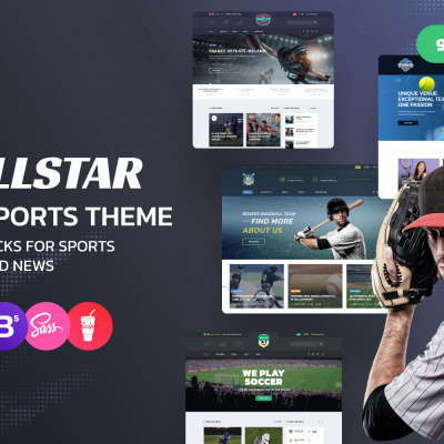 Baseball Responsive Template Siti Web