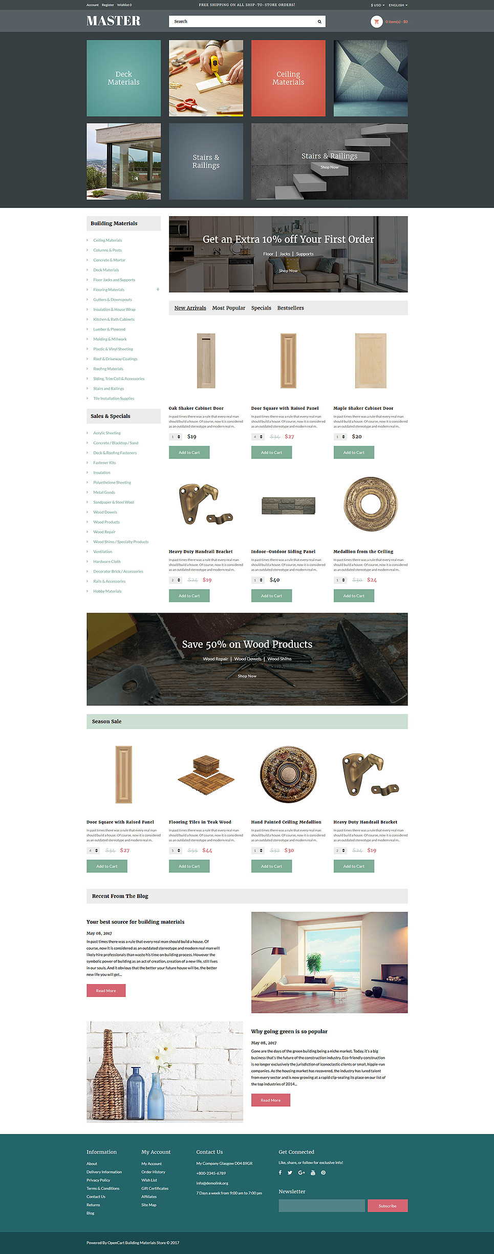 building material list template