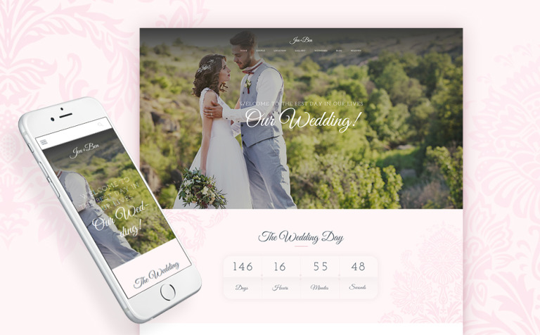 Jen+Ben - One Page Wedding Responsive WordPress Theme Big Screenshot Jen+Ben - One Page Wedding WordPress Theme New Screenshots BIG