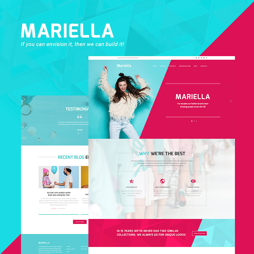 Fashion Designer WordPress Theme