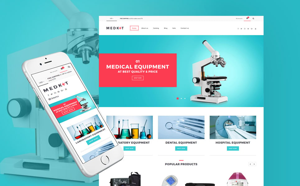 Medical Equipment Responsive Shopify Theme New Screenshots BIG