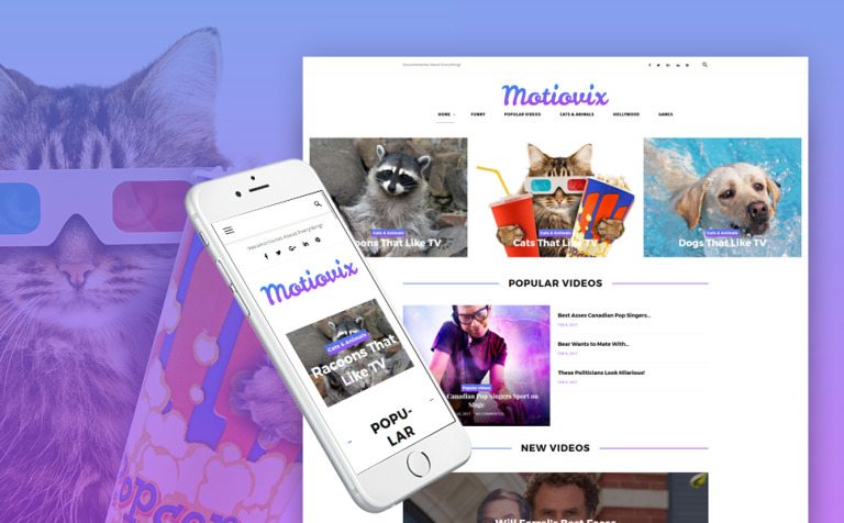Motiovix - Video Streaming Responsive Responsive WordPress Theme Big Screenshot Motiovix - Video Streaming Responsive WordPress Theme New Screenshots BIG