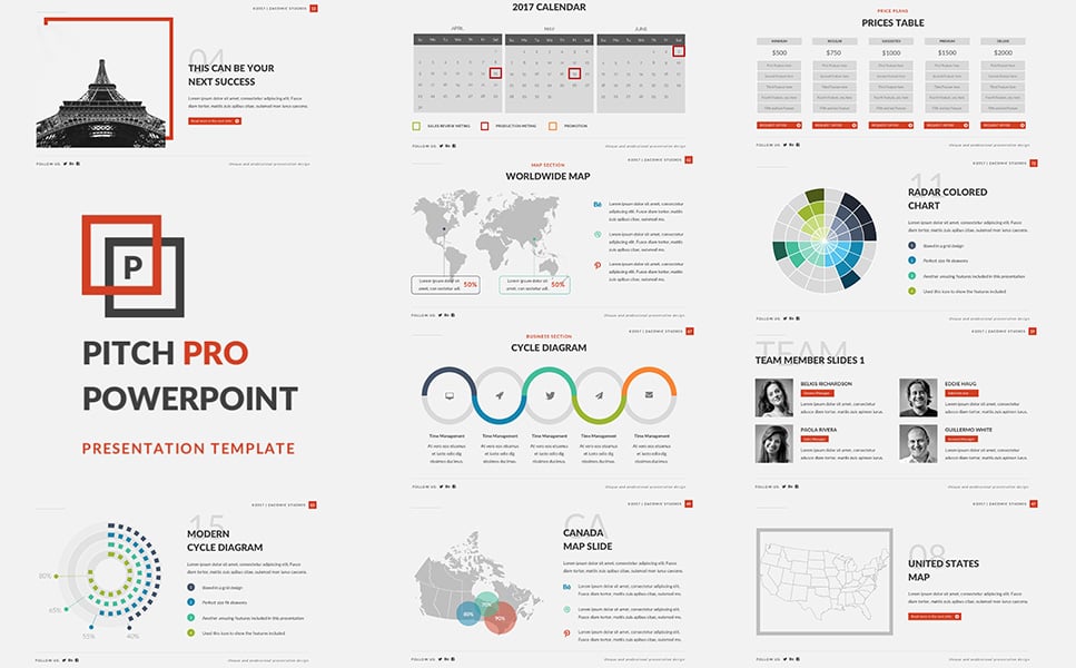 Powerpoint Pitch Book Template