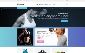 Sports Store Responsive OpenCart Template