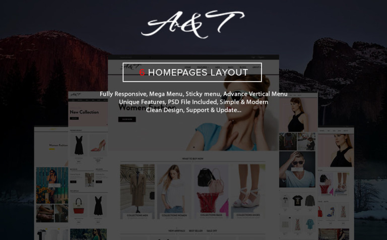 A&T Responsive Shopify Theme Big Screenshot A&T Shopify Theme New Screenshots BIG