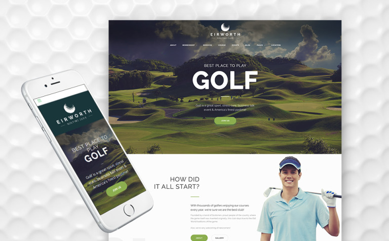Eirworth - Golfing Club Responsive Responsive WordPress Theme Big Screenshot Eirworth - Golfing Club Responsive WordPress Theme New Screenshots BIG