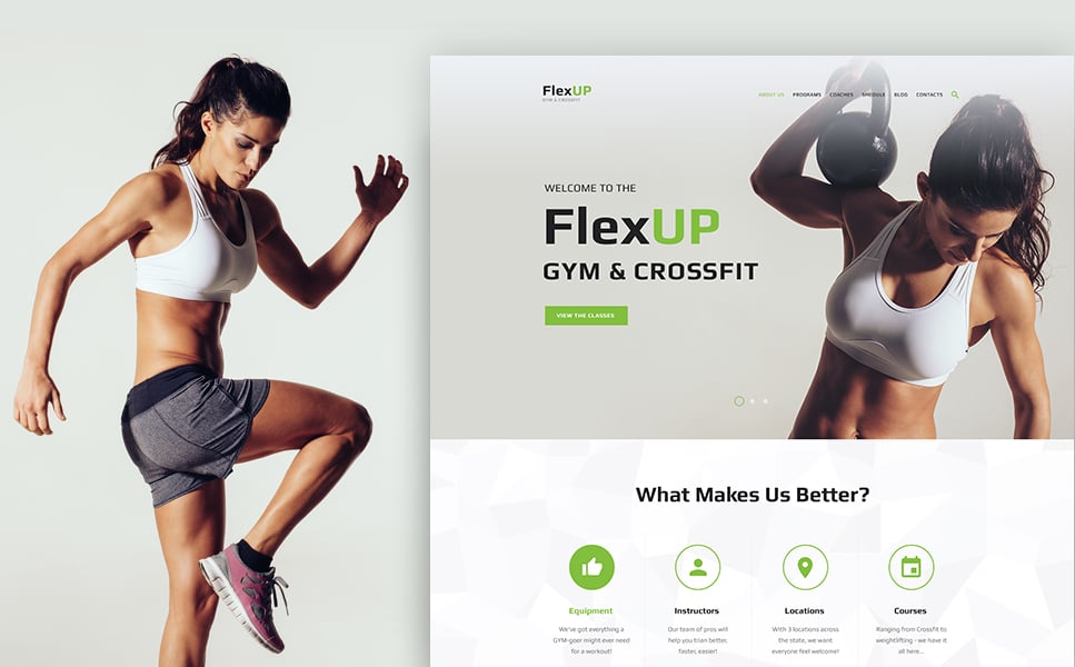 Flex Up - Crossfit WordPress Theme