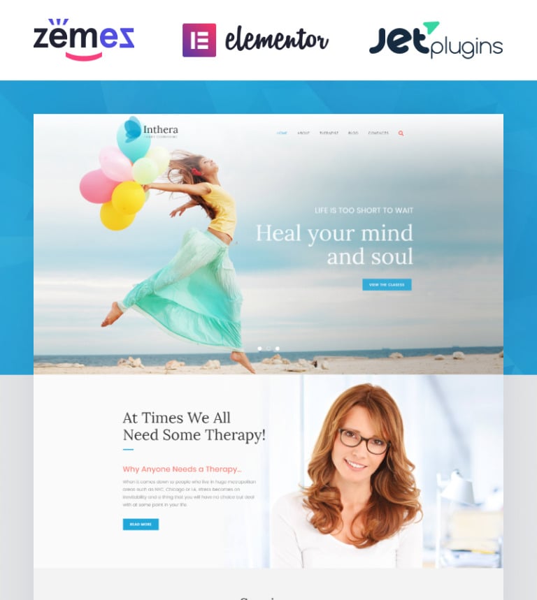  Inthera - Counseling Centre WordPress Theme WordPress Theme
