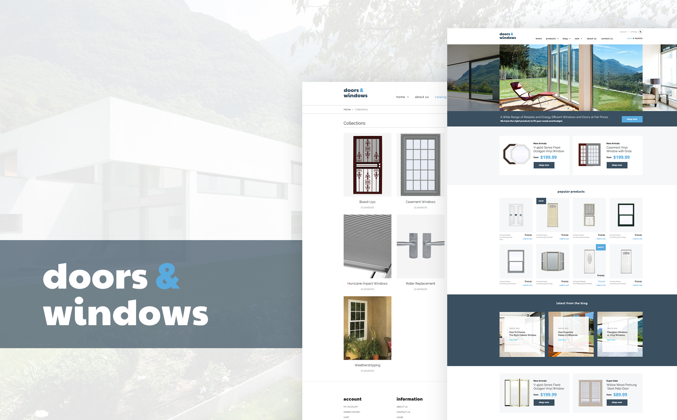 Windows & Doors Responsive Shopify Theme New Screenshots BIG