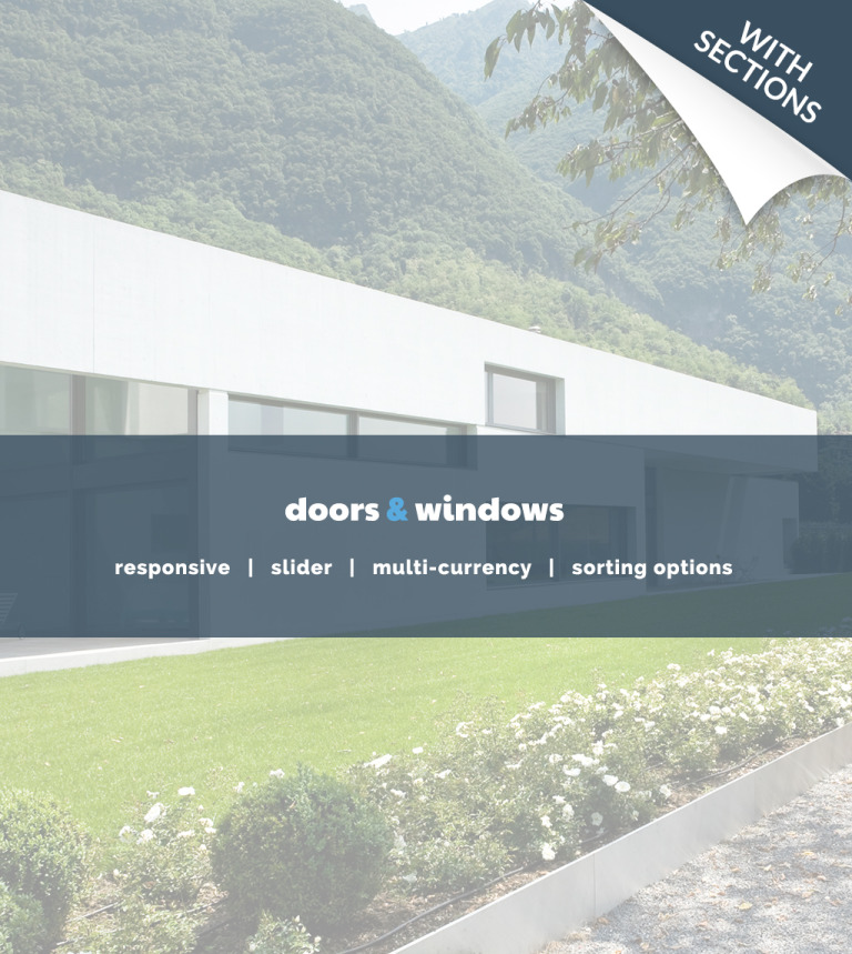 Windows & Doors Responsive Shopify Theme