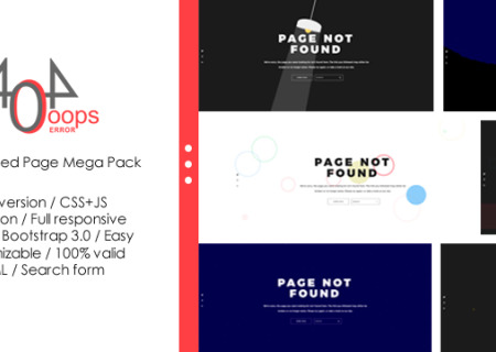 404 - Animated Page Mega Pack