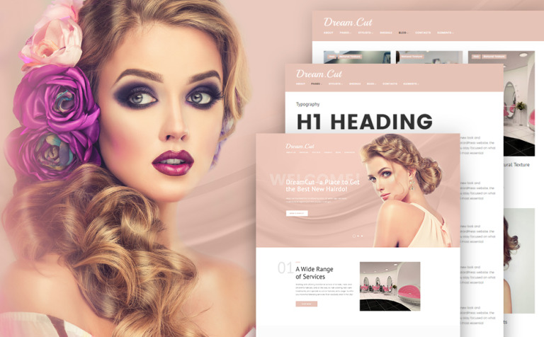 DreamCut Responsive WordPress Theme Big Screenshot DreamCut WordPress Theme New Screenshots BIG