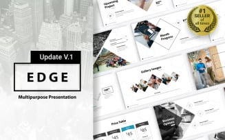 Edge Multipurpose Presentation PowerPoint template