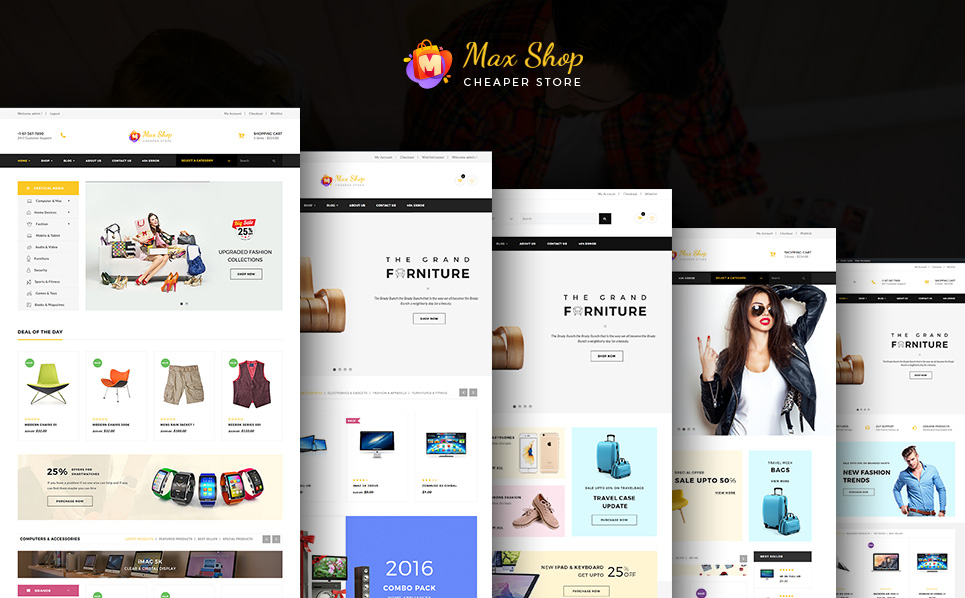 Maxshop - Responsive №64048